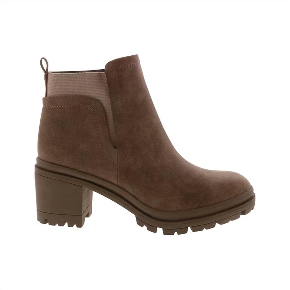 NEW JELLYPOP women's shelley fashion boots in light taupe distress